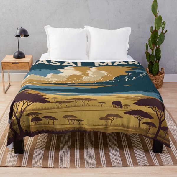 Item preview, Masai Mara: Classic-Style Travel Poster designed and sold by LSVart.