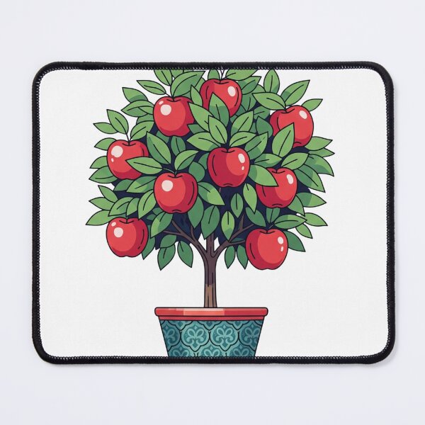 Item preview, Lush Potted Apple Tree Design designed and sold by Tropical art.