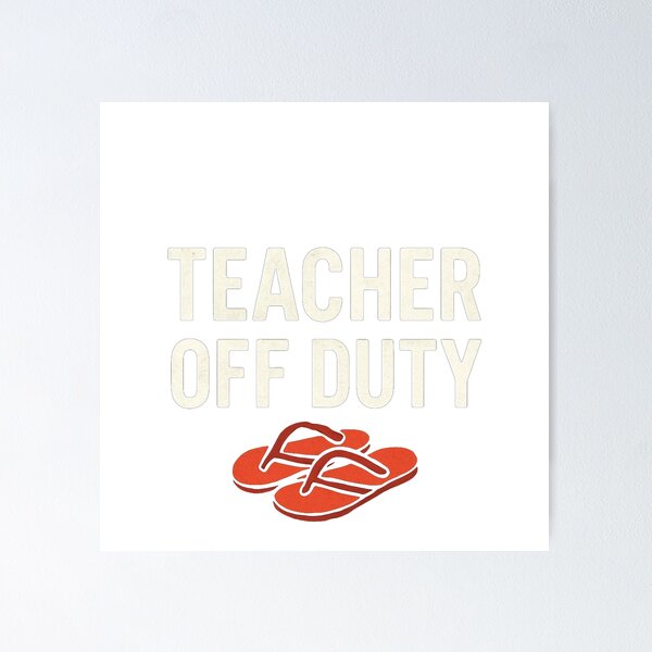 Item preview,  Teacher Off Duty T-Shirt — Sunglasses & Flip-Flops Vacation Teacher Tee designed and sold by Nara8.