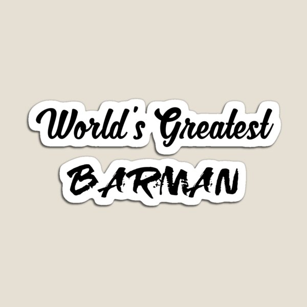 Item preview, el mejor barman del mundo designed and sold by qlobba.