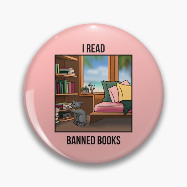 Item preview, I Read Banned Books | Cozy Resistance | Dark Text designed and sold by StoryForge.