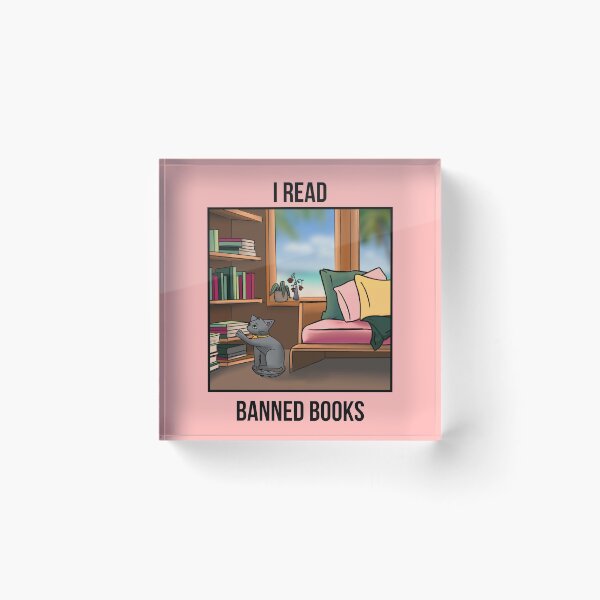 Item preview, I Read Banned Books | Cozy Resistance | Dark Text designed and sold by StoryForge.