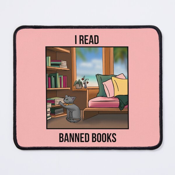 Item preview, I Read Banned Books | Cozy Resistance | Dark Text designed and sold by StoryForge.