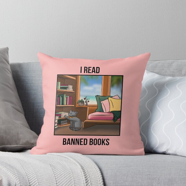 Item preview, I Read Banned Books | Cozy Resistance | Dark Text designed and sold by StoryForge.