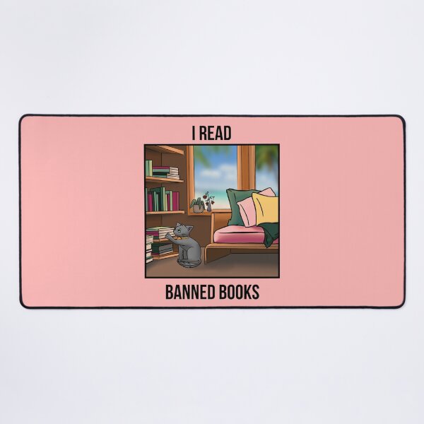 Item preview, I Read Banned Books | Cozy Resistance | Dark Text designed and sold by StoryForge.