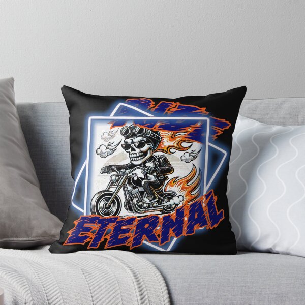 Item preview, Burning Biker Skull designed and sold by II IRONSKULLS II.