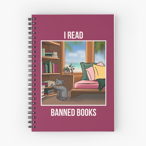 Item preview, I Read Banned Books | Cozy Resistance | Light Text designed and sold by StoryForge.