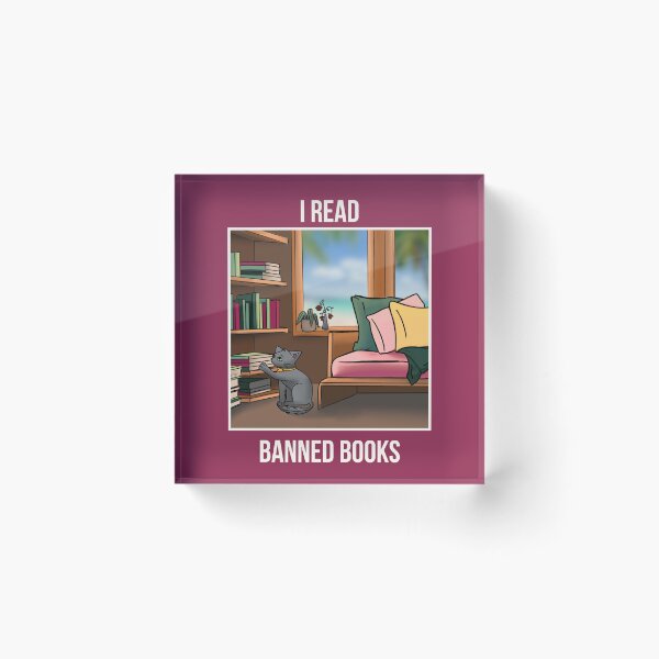 Item preview, I Read Banned Books | Cozy Resistance | Light Text designed and sold by StoryForge.