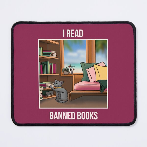 Item preview, I Read Banned Books | Cozy Resistance | Light Text designed and sold by StoryForge.