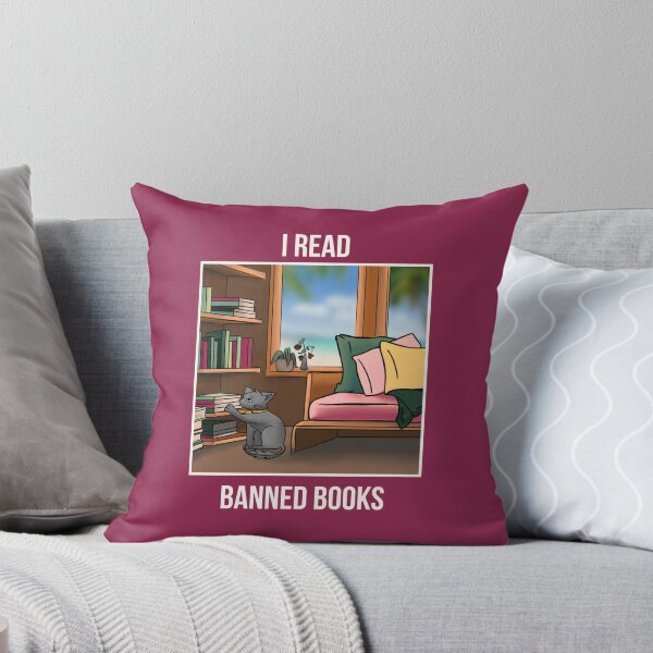 Item preview, I Read Banned Books | Cozy Resistance | Light Text designed and sold by StoryForge.