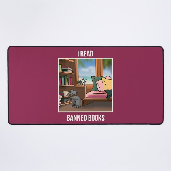 Item preview, I Read Banned Books | Cozy Resistance | Light Text designed and sold by StoryForge.