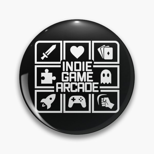 Item preview, Indie Game Arcade Podcast Logo White | Gamer Merch designed and sold by Nerd Sloth Creative.