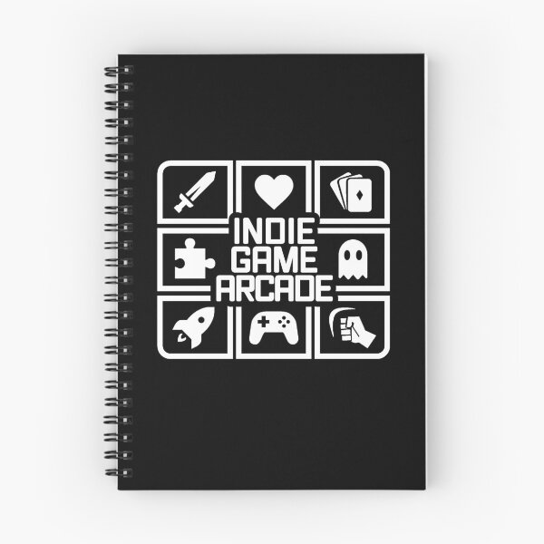 Item preview, Indie Game Arcade Podcast Logo White | Gamer Merch designed and sold by Nerd Sloth Creative.