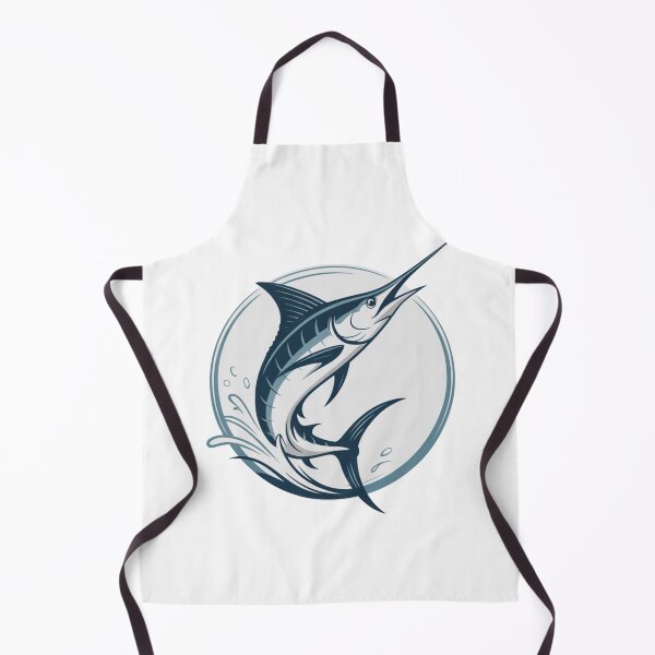 Item preview, Stylized Blue Marlin – Classic Design on Light Background designed and sold by FusiTink.
