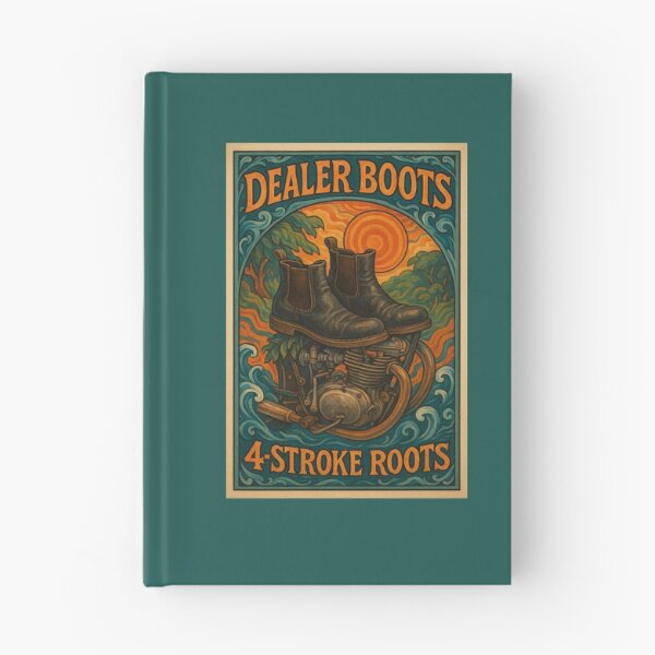 Item preview, Dealer Boots 4-Stroke Roots (Vintage) designed and sold by ThreadGhost.