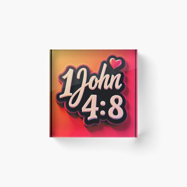 Item preview, God Is Love - 1 John 4:8 | Christian Faith Art by All43 designed and sold by All43.