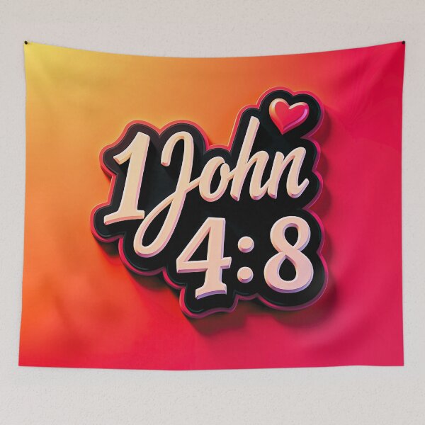 Item preview, God Is Love - 1 John 4:8 | Christian Faith Art by All43 designed and sold by All43.