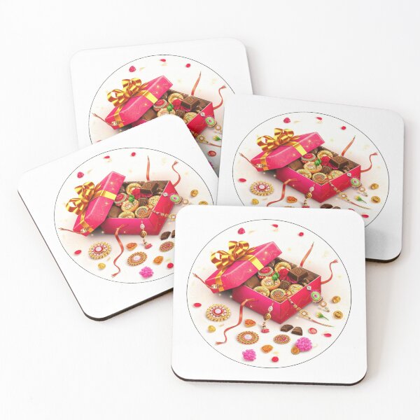 Item preview, Elegant Rakhi Gift Box Celebration Design  designed and sold by PrintBreeze.