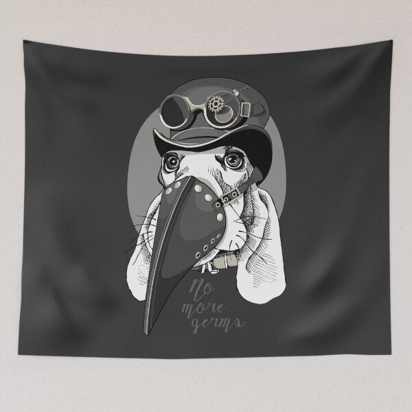 Item preview, Steampunk Basset Hound Plague Beak designed and sold by Voodoo Store Paranormal Collections.