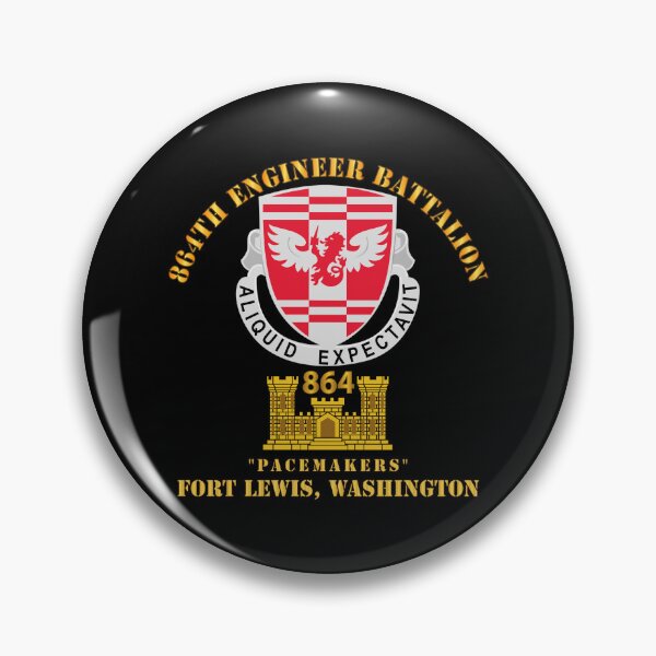 Artikelvorschau, Armee - 864th Eng Bn w Eng Br Ft Lewis, WA entworfen und verkauft von Military Insignia Products.