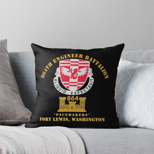 Item preview, Army - 864th Eng Bn w Eng Br  Ft Lewis, WA designed and sold by Military Insignia Products.