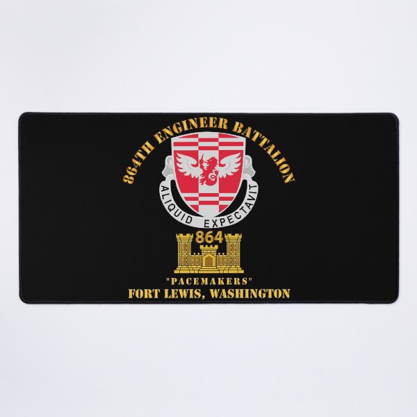 Item preview, Army - 864th Eng Bn w Eng Br  Ft Lewis, WA designed and sold by Military Insignia Products.