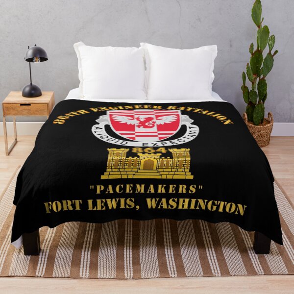 Item preview, Army - 864th Eng Bn w Eng Br  Ft Lewis, WA designed and sold by Military Insignia Products.