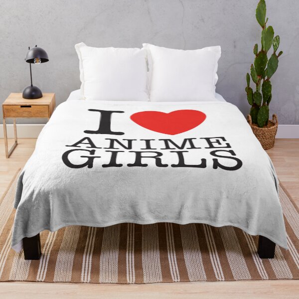 Item preview, I LOVE ANIME GIRLS designed and sold by shitpostee.
