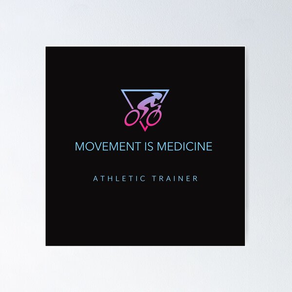Item preview, Movement is Medicine designed and sold by PurpleRosePosse.