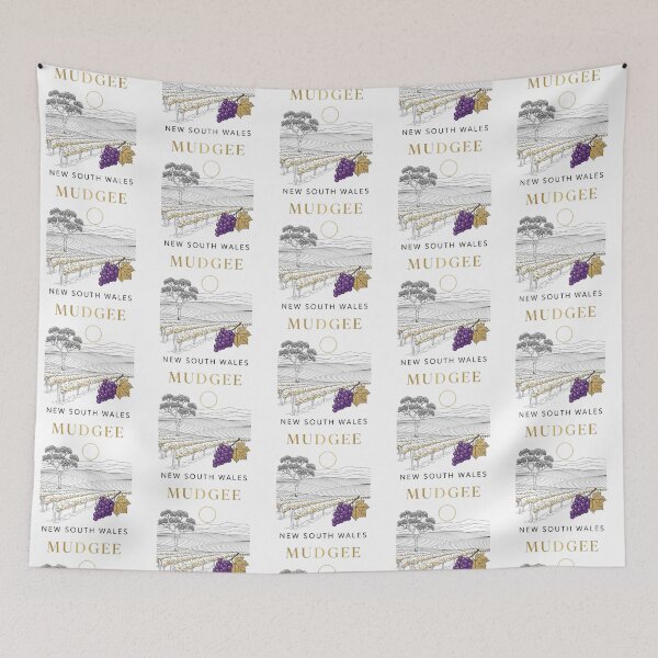 Item preview, Mudgee Wine Region: A Chic and Minimalist Gold Foil Design designed and sold by Digital Dreams Arts.