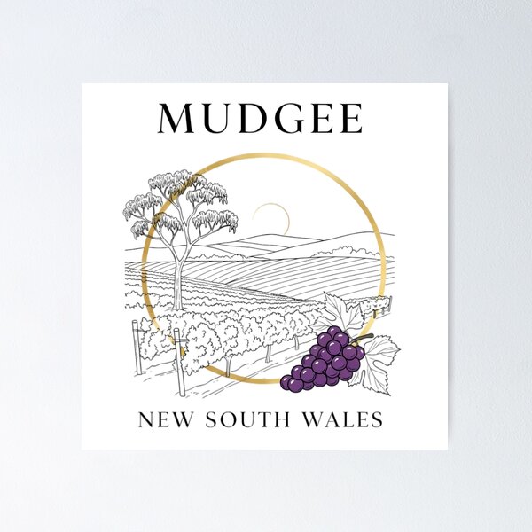 Item preview, An Elegant Taste of Mudgee: A Sophisticated Line Art Print designed and sold by Digital Dreams Arts.