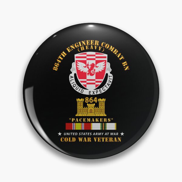 Artikelvorschau, Armee - 864. Eng Cbt Bn w Eng Br - COLD SVC entworfen und verkauft von Military Insignia Products.