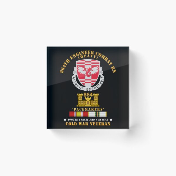 Item preview, Army - 864th Eng Cbt Bn w Eng Br  - COLD SVC designed and sold by Military Insignia Products.