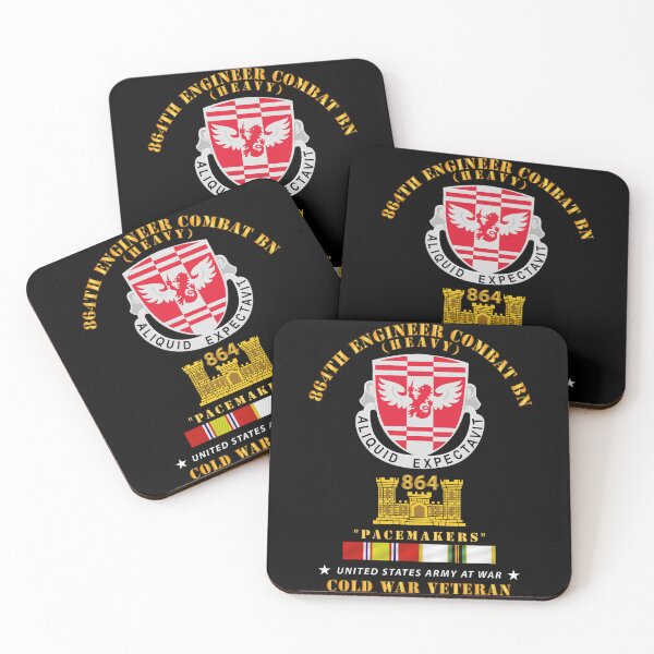 Item preview, Army - 864th Eng Cbt Bn w Eng Br  - COLD SVC designed and sold by Military Insignia Products.
