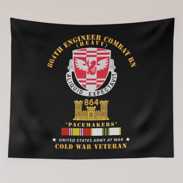 Item preview, Army - 864th Eng Cbt Bn w Eng Br  - COLD SVC designed and sold by Military Insignia Products.