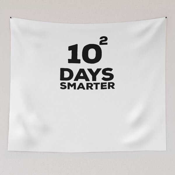 Item preview, 10 Squared Is 100 Days Smarter designed and sold by TeeTimeGuys.