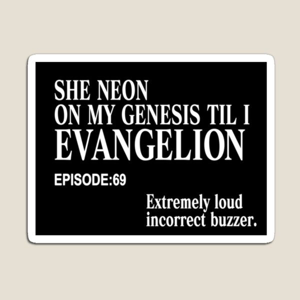 Artikel-Vorschau von She Neon auf meiner Genesis bis ich Evangelion (ORIGINAL), designt und verkauft von JuniperAbaddon.