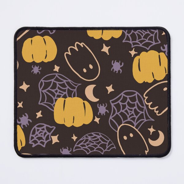 Item preview, Ghostly Gathering – Cute Halloween Ghosts & Pumpkins Pattern designed and sold by Aysa Designs.