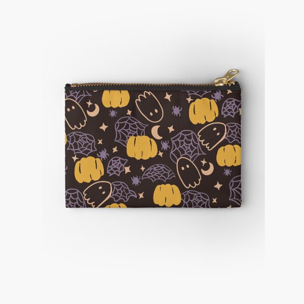 Item preview, Ghostly Gathering – Cute Halloween Ghosts & Pumpkins Pattern designed and sold by Aysa Designs.