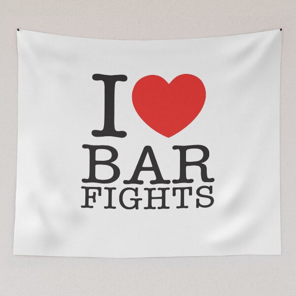 Item preview, I LOVE BAR FIGHTERS designed and sold by shitpostee.