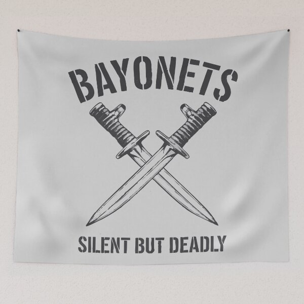 Item preview, Bayonets T-Shirt – Tactical Crossed Blade Military Design designed and sold by Uglyandcute.