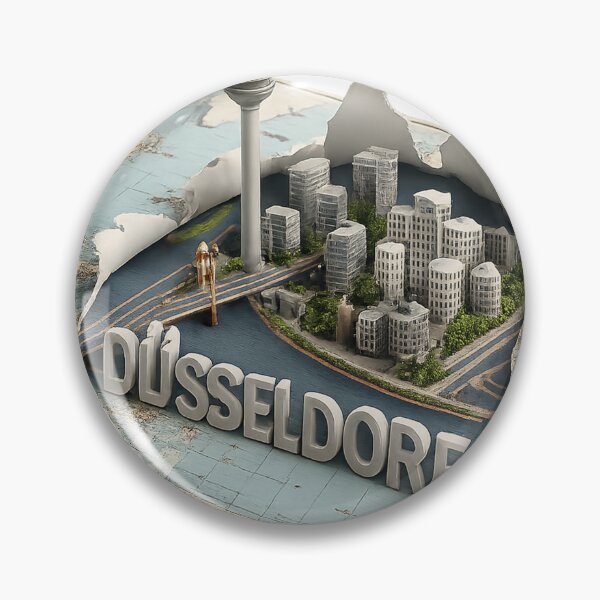 Item preview, Düsseldorf map designed and sold by Kogart.