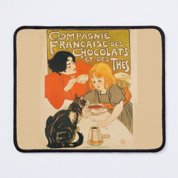 Item preview, Vintage French chocolate poster designed and sold by stevepaint.