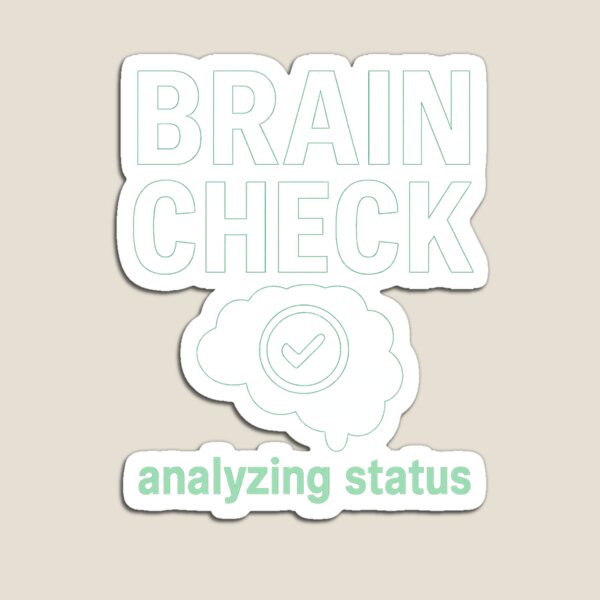 Item preview, Brain Check – Mental Status Analysis designed and sold by MeshesBerlin.