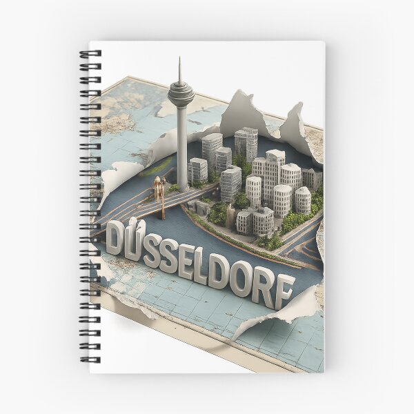 Item preview, Düsseldorf map designed and sold by Kogart.