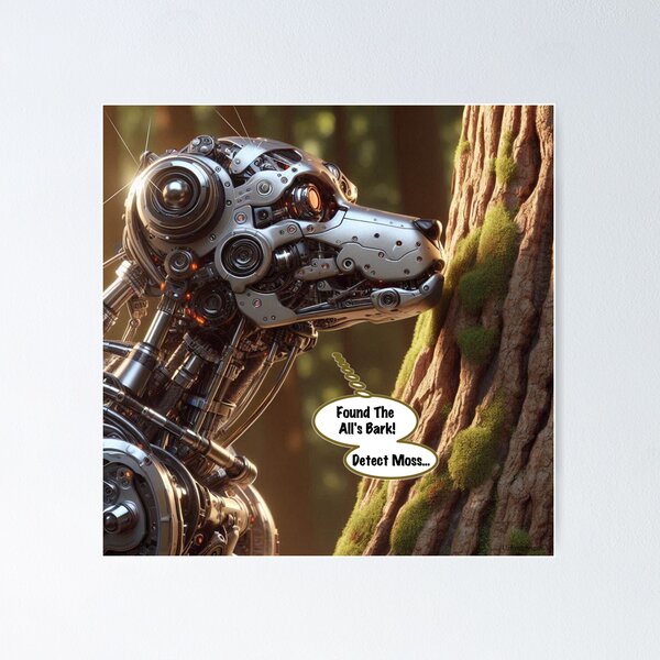 Item preview, The Transforming Dog Print designed and sold by Lichentroupe63.