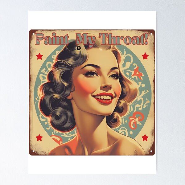 Item preview, Paint my throat! designed and sold by NicMacTees.