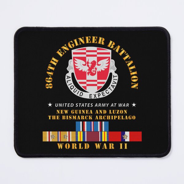 Item preview, Army - 864th Engineer Battalion - WWII w PAC SVC designed and sold by Military Insignia Products.