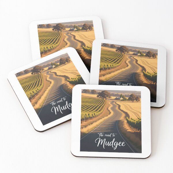 Item preview, The Road to Mudgee: A Golden Hour Countryside Painting designed and sold by Digital Dreams Arts.