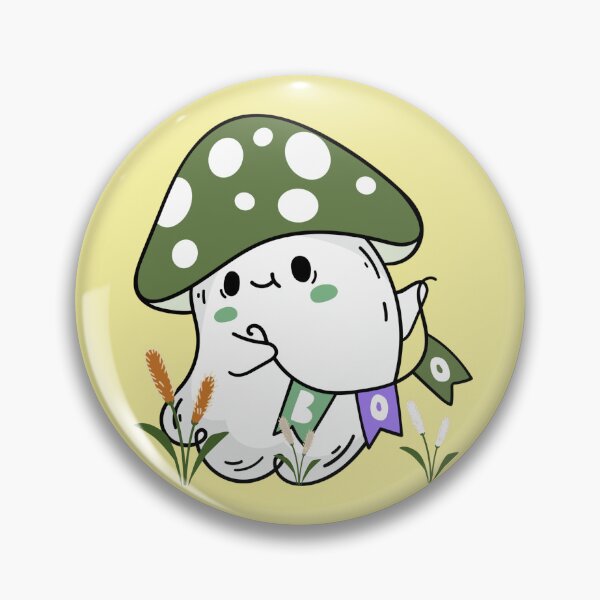 Item preview, Funny Ghost Graphic Cute Mushroom Lover Gift Flower Graphic Garden Design designed and sold by CCKimShop.
